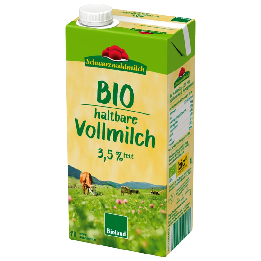 Schwarzwaldmilch Bio H-Milch 3,5% 1l